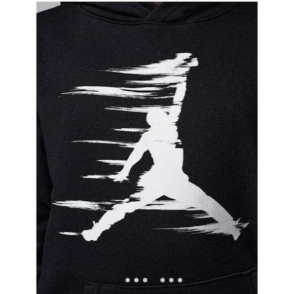 NWT $52 Jordan Little Boys MJ Flight MVP Black Pullover Hoodie Size 3T - Picture 4 of 5